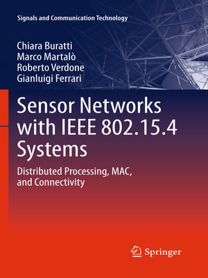 cover image of Sensor Networks with IEEE 802.15.4 Systems